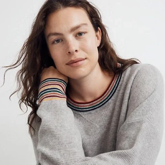 Madewell gray oversized Cashmere Sweater - Picture 2 of 11